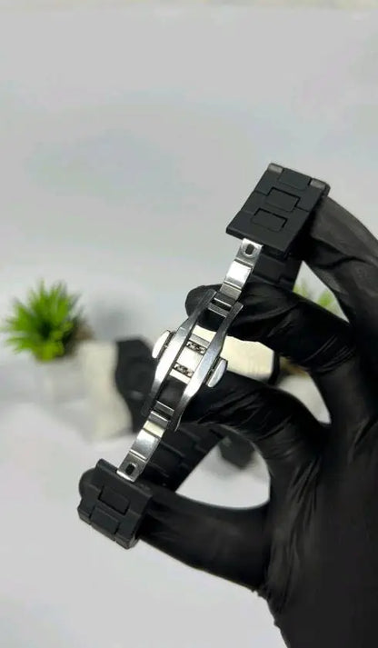 Black Arabic Aura Luxury Ultra thin Watch