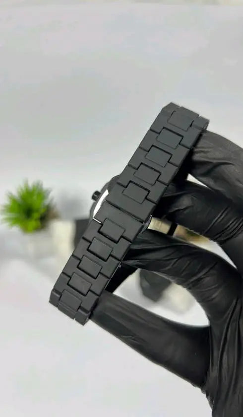 Black Arabic Aura Luxury Ultra thin Watch