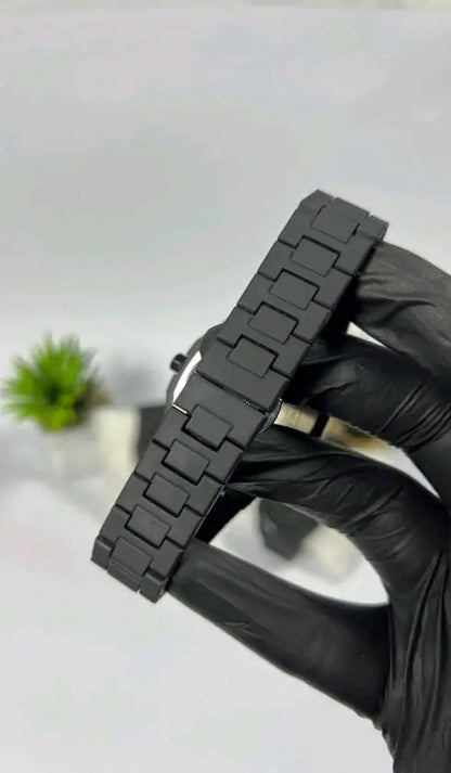 Black Arabic Aura Luxury Ultra thin Watch