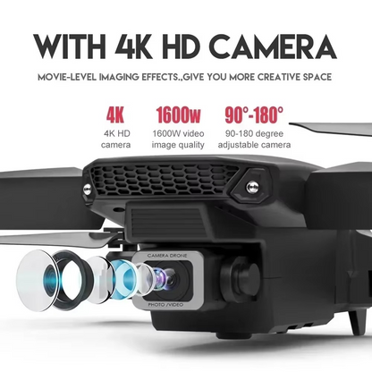 Foldable E99 K3 Pro HD 4K Drone With Dual Camera WIFI Aerial Photography