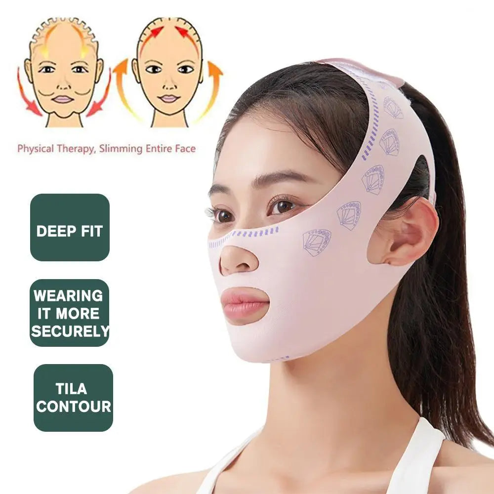 Face Slimming Band For Women V-Line Face Shaper Chin Cheek Slimming Bandage