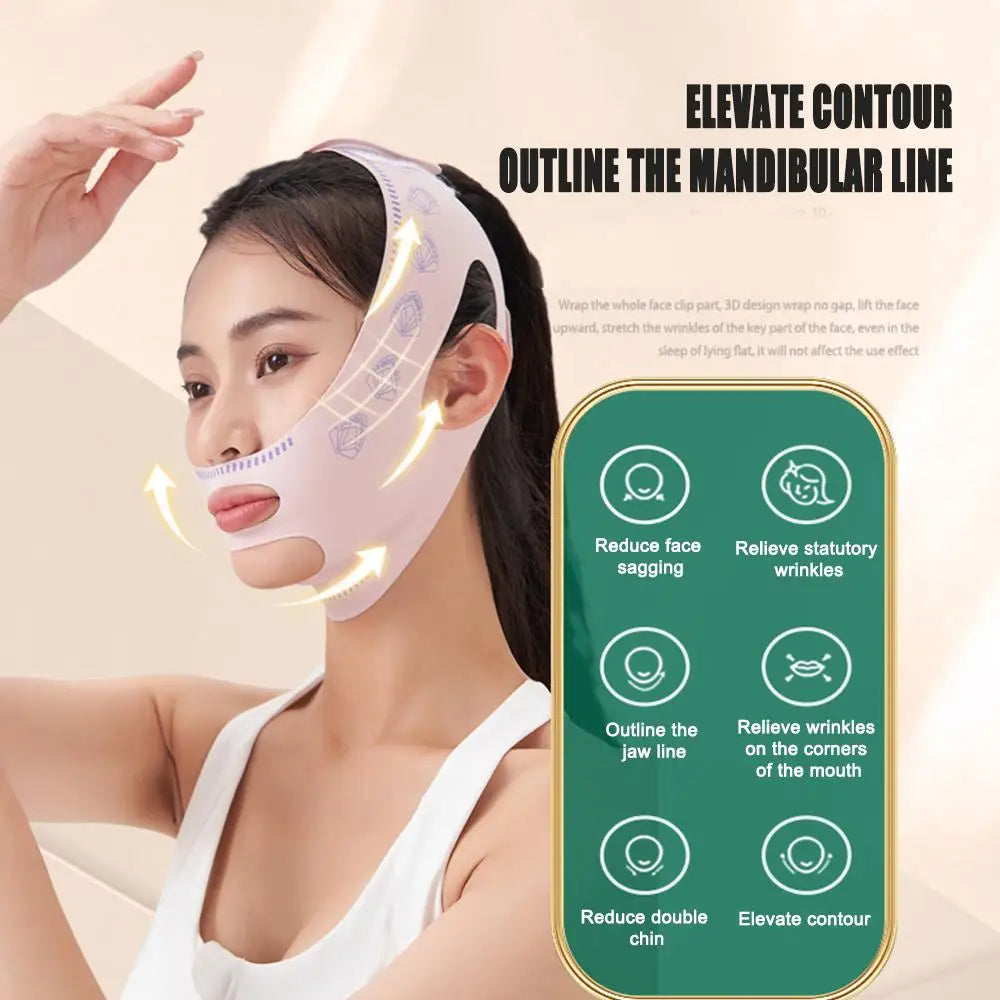 Face Slimming Band For Women V-Line Face Shaper Chin Cheek Slimming Bandage