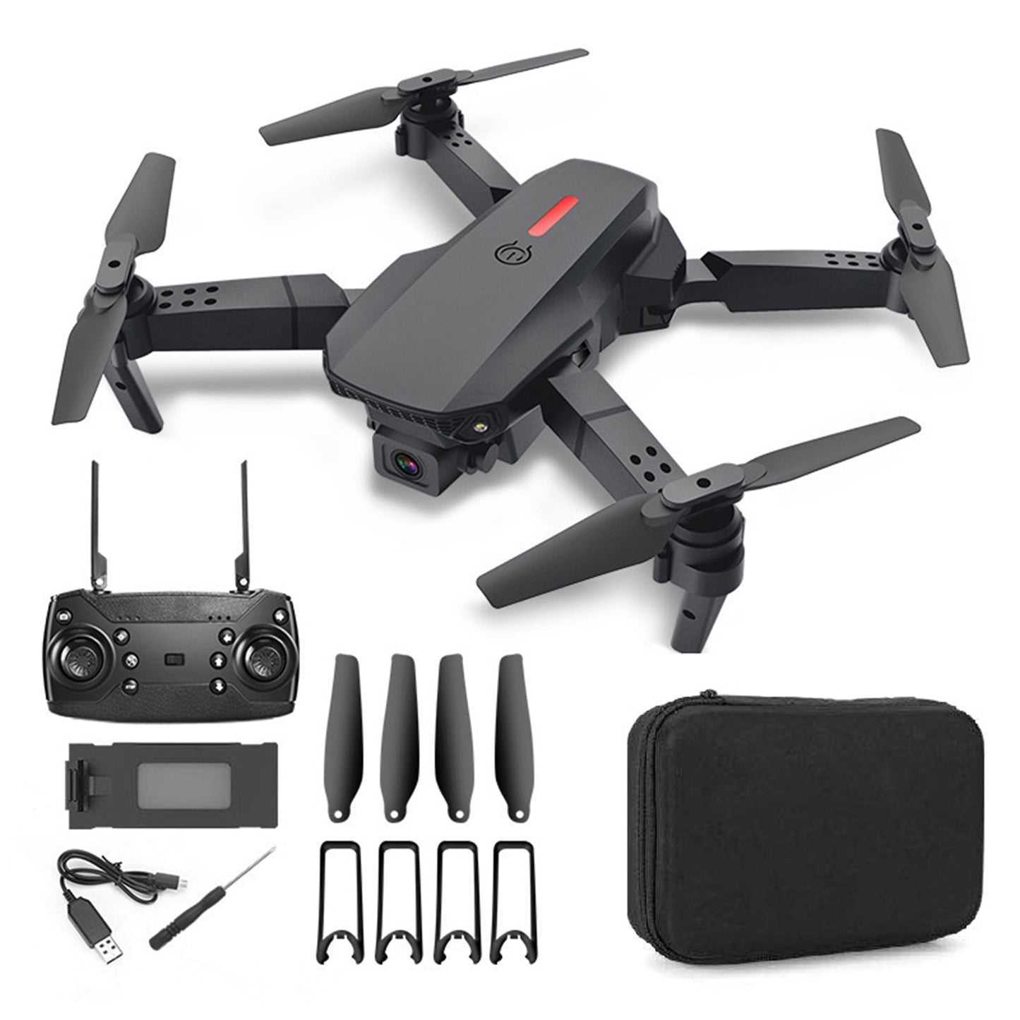 Foldable E99 K3 Pro HD 4K Drone With Dual Camera WIFI Aerial Photography